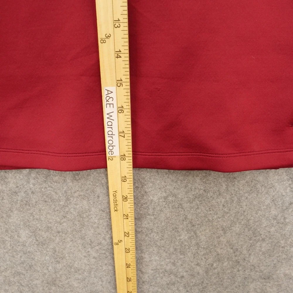 Nike Hoodie Sweatshirt Womens Extra Small Red Fringe Training Pullover Drawstrin